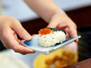 【朝食バイキング】好評のおにぎりはお好きな具材をお選びください
