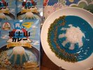 青い富士山カレー