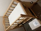 脱衣場ベビーベッド