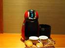 特別室ベッド付きの専用コーヒーマシン201.301