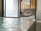 【銀沙の湯・女湯】泉質はカルシウム・ナトリウム硫酸塩塩化物泉。入浴後は身体がポカポカです♪