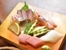 瀬戸内の鮮魚お造り(一例)