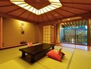新露天風呂客室(二間)|開放感のある広々とした和室
