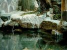 貸切露天風呂【はなの湯】|岩造りの湯船でのんびりと温泉時間
