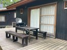 ・【あかげらの家】開放的なウッドデッキがございます