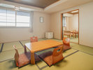 【和室12畳+4.5畳(海側)】和室2間続きのお部屋です。グループ利用におすすめ。
