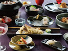 瀬戸内の旬の食材を活かした会席料理(一例)