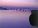 【能登島大橋】能登島と七尾市石崎町を結ぶ、全長1,050メートルの石川県で一番長い橋