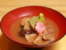 【治部煮】石川県を代表とする煮物。鴨肉やすだれ麩、季節の野菜などを煮る郷土料理です!