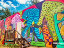 CAPE TOWN�yART STREET Produced by OVER ALLs�z