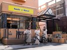 【COGICOGI】ホテル正面と裏側の2ヶ所に、シェアサイクルポートがあります。