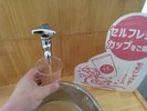モモジャグチーから出てくる桃ジュースは、まさに果汁100%