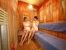 低温サウナは体の負担も軽減。ゆっくりと汗をお流しください。