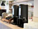 GR.コーヒーのほか、緑茶、紅茶などをお選びいただけます。