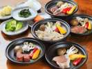 【別注料理/ワンちゃん用夕食】やさしい味わいの陶板焼き(無塩) ※イメージ
