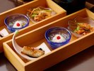 【夕食】彩豊かな前菜 三種盛り ※イメージ