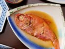 【夕食】金目鯛の姿煮 ※イメージ