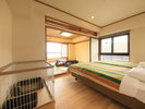【和洋室ツインベッド】お部屋ごとに異なる間取り