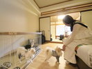 【和洋室ツインベッド】愛犬用アメニティ完備