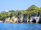 【堂ヶ島マリン】迫力ある海岸美を望む