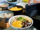 【朝食】鶏飯