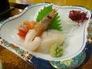 噴火湾産などの魚介もあり