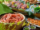 とろけるような甘みの新鮮な甘エビや、旨味が広がるお造りなど島根ならではの海鮮を心ゆくまでどうぞ。