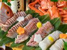 【冬の日本海の幸】日本海で取れた、新鮮なお魚をお刺身としてどうぞ