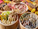 【秋の食】秋の訪れを感じる、野菜や旬な海の幸がバイキングで食べれる