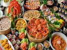 カニをメインに旬な食材を利用したバイキング