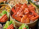 【カニ三昧】ボイルやカニが入った鍋。締めはカニ雑炊なんていかがでしょうか