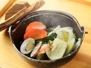 和食例 (あさりの水煮)