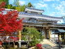 嵯峨野の秋 檀林寺本堂の紅葉
