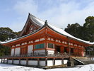 世界遺産醍醐寺 積雪の国宝金堂