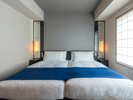 ▼ツイン 室内と屋外のはざまに、二人の特別なひととき