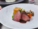 ご夕食イメージ】【土地の恵みコース 秋メニュー/和牛赤身肉のサルターレ・伊豆みそ香るソース