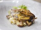【ご夕食イメージ】特別コース 秋メニュー/鮑と栗のリゾット