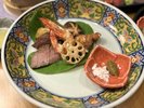 【長崎和牛と地魚の吹き寄せ盛り】※時期によって内容が異なります
