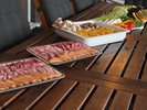 グランドルームならBBQもできる♪