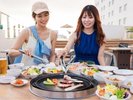 【BBQテラス/3階】シェフ厳選のお肉や海鮮をお楽しみください(夏季営業)