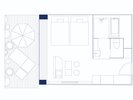【テラスルーム/34平米】最上階プレミアラウンジを無料でご利用いただけるお部屋タイプです