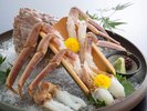 *新鮮な生の越前かにだから美味しい蟹刺し(イメージ)