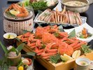 *【越前蟹づくし懐石】茹で・焼き・刺し・甲羅焼きなど多彩な調理法で蟹料理をご堪能ください(イメージ)