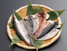【ご朝食】朝食の干物は全4種類からお選びいただけます。