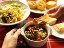 【朝食ブッフェ】もちっと食パン!ビーフシチューに浸して、口に入れる喜び・・・