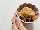 【日替わり 蓮根のきんぴら】蓮根の食物繊維で、お腹の中からスッキリ。シャキシャキ触感を楽しんで♪
