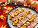 【10月〜秋限定メニュー】ローストビーフと秋野菜添え