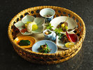 【ほそ川/ランチ】旬の魚介や野菜を中心に、彩り豊かに仕立てたお昼の会席『さざんか』