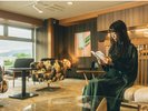 ご利用対象プラン限定の2階【せせらぎラウンジ】