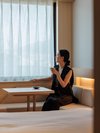 全室ネスプレッソコーヒーマシーン完備目覚めの一杯を片手にお部屋でおくつろぎください